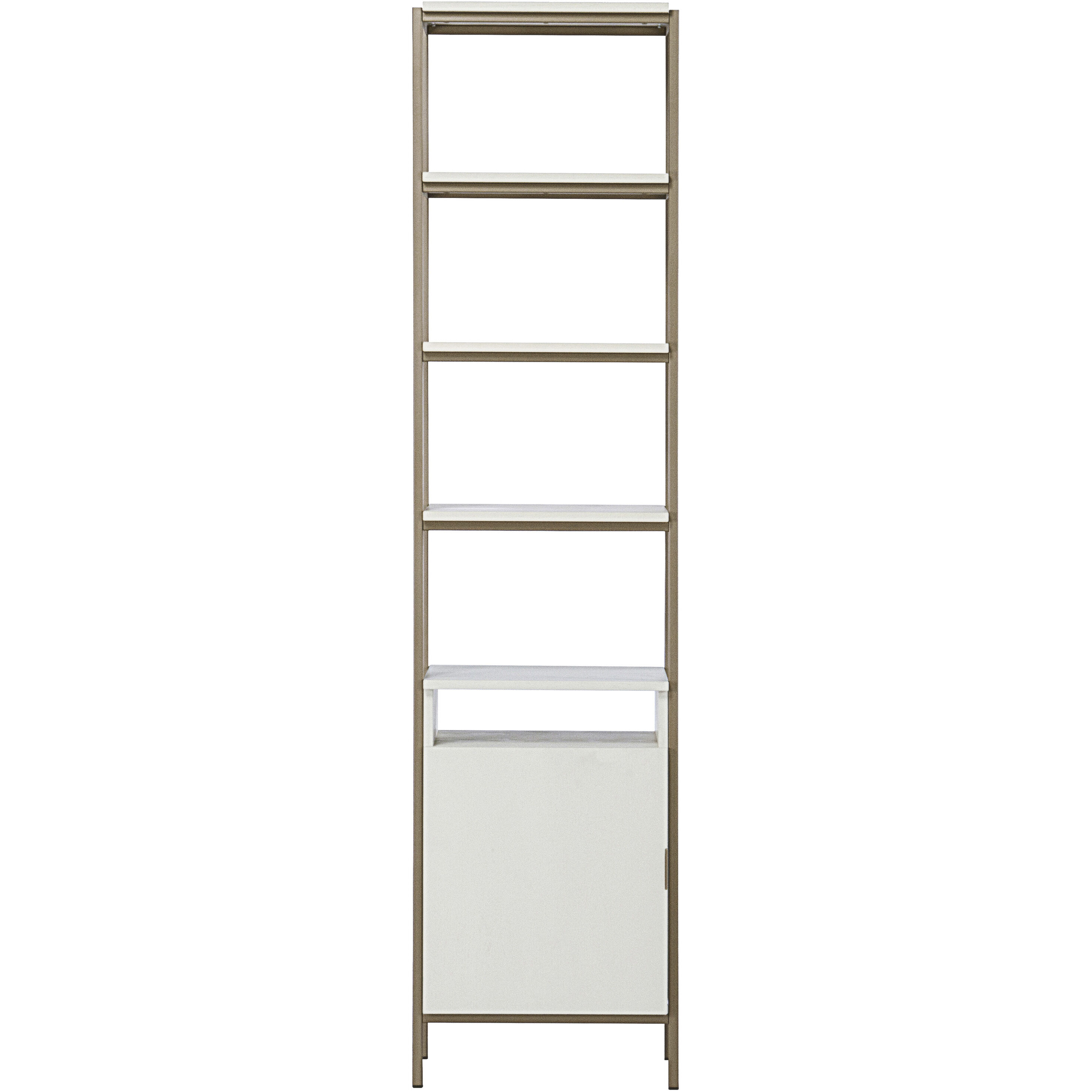Ambrose Champagne Gold / Cream Modular Bookcase, Small